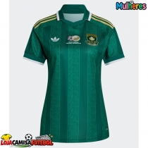 Camisa de Futebol África do Sul Equipamento Secundário Mulheres Mundo 2026 Manga Curta